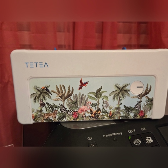 TETEA Label Printer with Original Power Cord. Excellent Condition Works Great - Picture 3 of 5